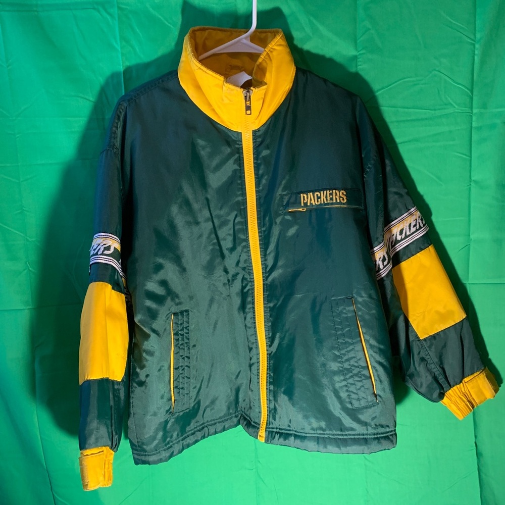 Vintage Green Bay Packers bomber jacket